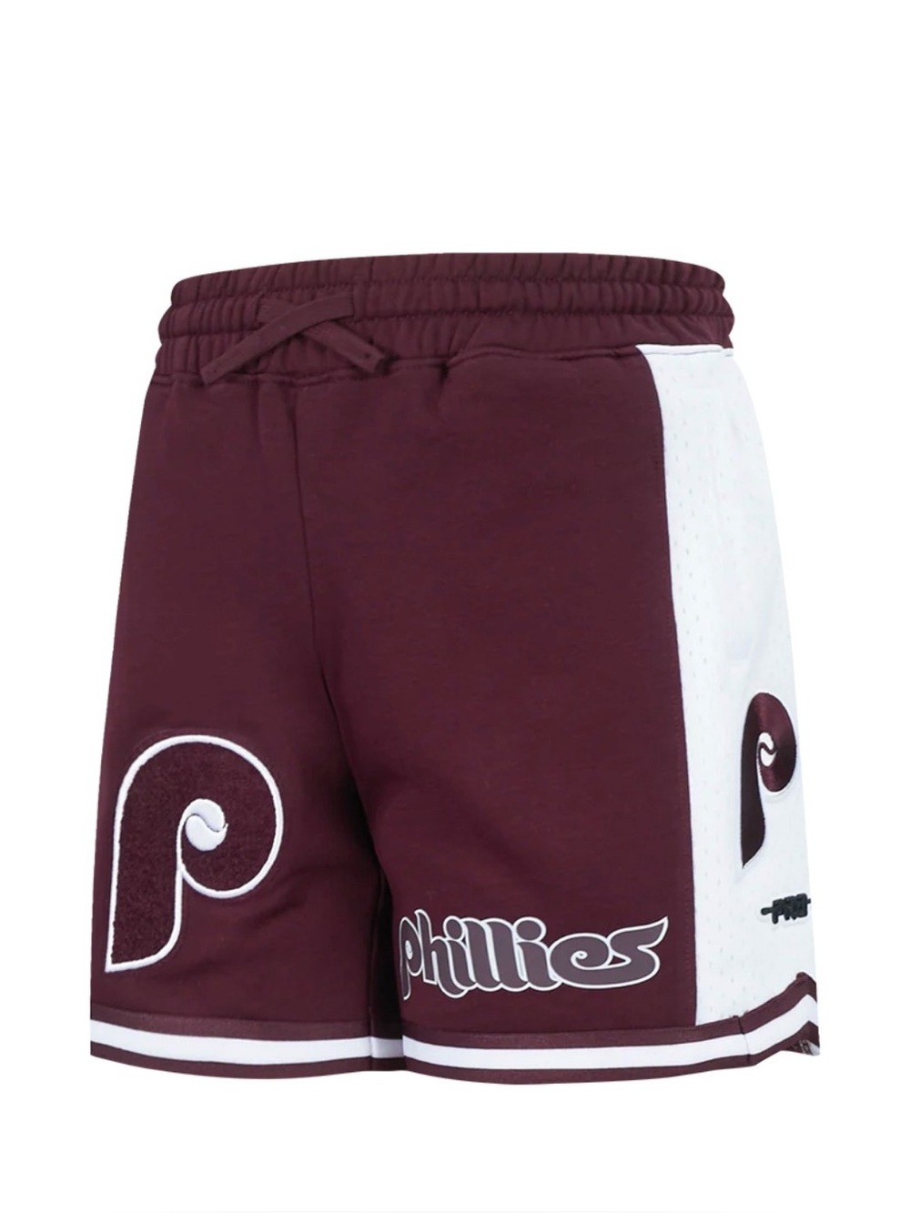 MLB PHILADELPHIA PHILLIES CLASSIC CHENILLE BOY'S FLEECE 2.0 SHORT (WINE) SIZE 7